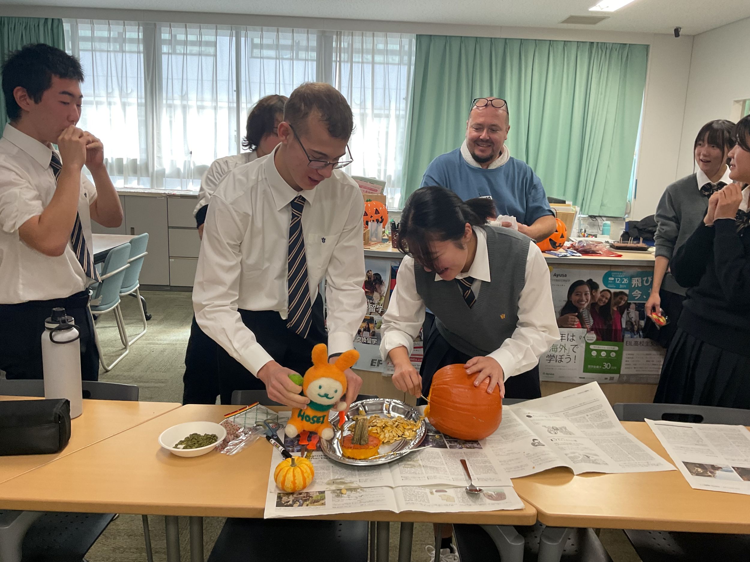 ハロウィンカボチャ作り体験 ハロウィンカボチャ作り体験