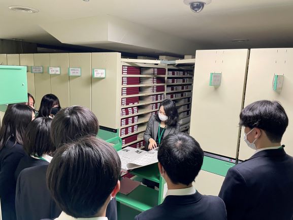 国会図書館書庫見学